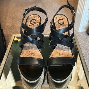 G by Guess Wedge Sandals